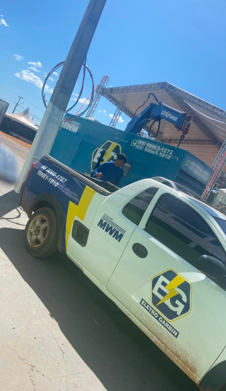 Gerador MWM locado