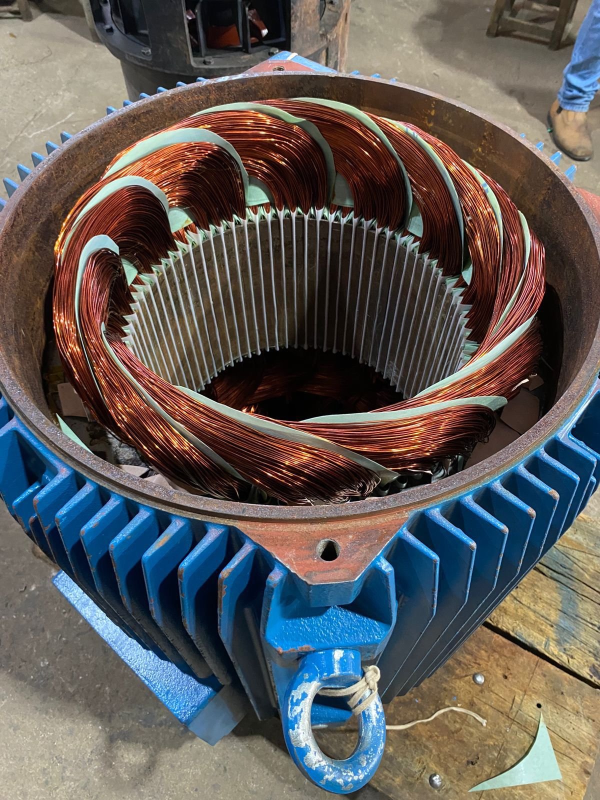 Motor industrial rebobinado